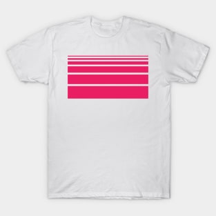 Stripes pink Art T-Shirt